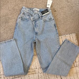Abercrombie & Fitch Light Blue Straight Leg Jeans